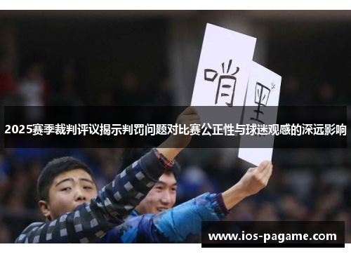 2025赛季裁判评议揭示判罚问题对比赛公正性与球迷观感的深远影响