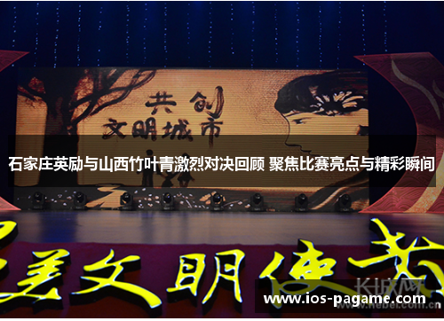 石家庄英励与山西竹叶青激烈对决回顾 聚焦比赛亮点与精彩瞬间